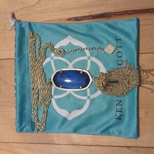 Kendra Scott Rayne Gold Long Pendant Necklace